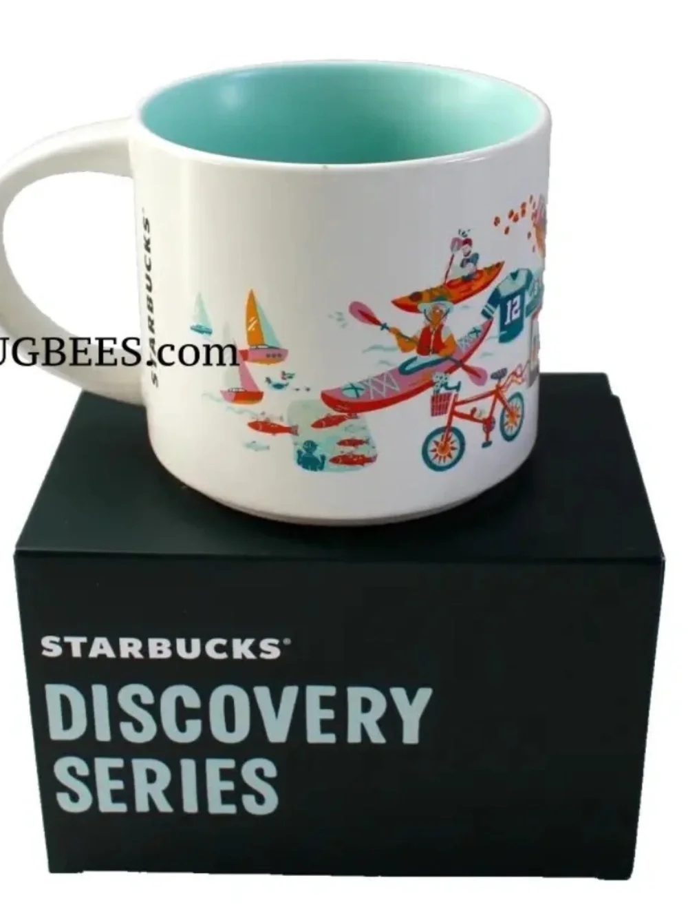 Starbucks Discovery Series Seattle Ceramic Coffee Cup Mug 14oz NEW